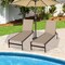 Costway Patio 6-Position Lounge Chair Chaise Aluminium Adjust Recliner